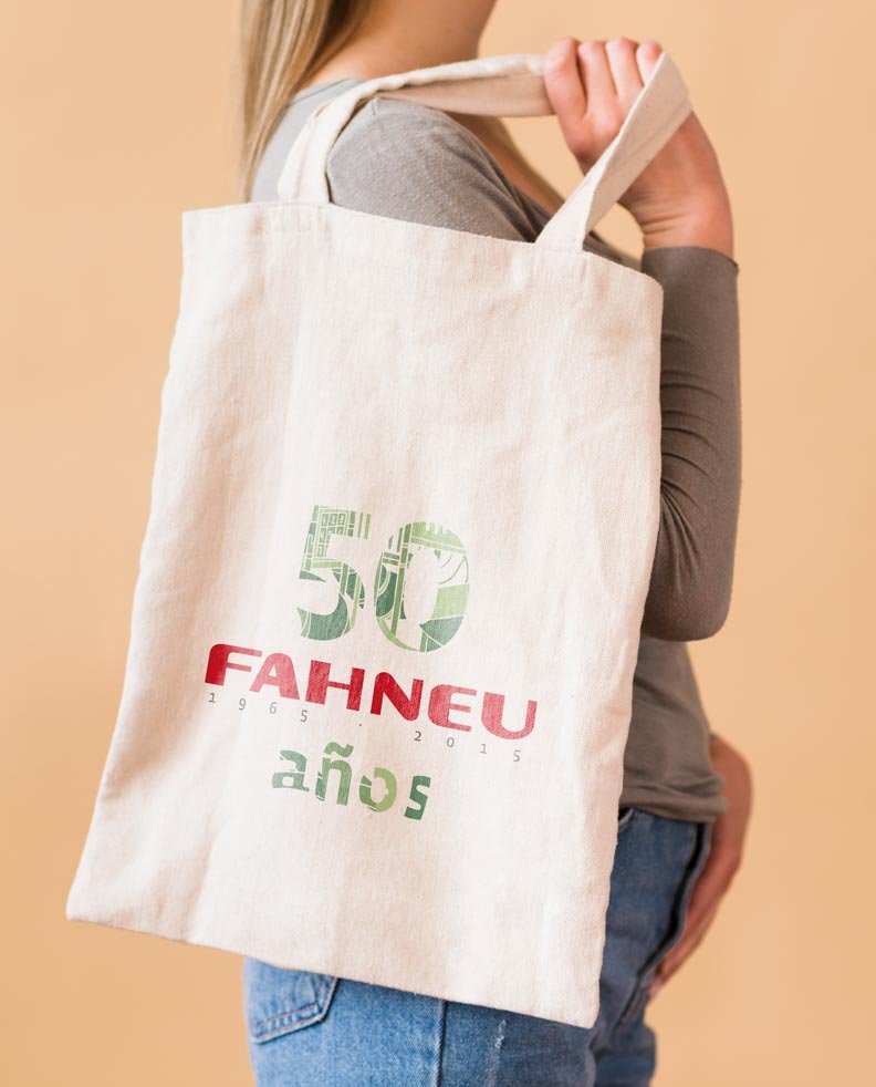 Fahneu 50 years commemorative logo